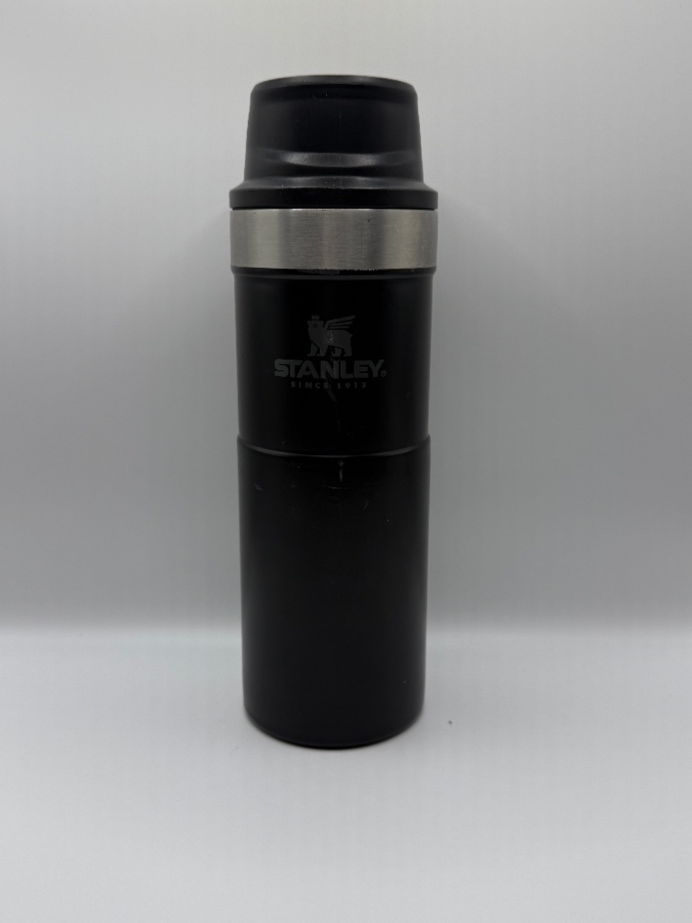 Stanley Classic Trigger Action Travel Mug 16oz Matte Black Insulated Tumbler